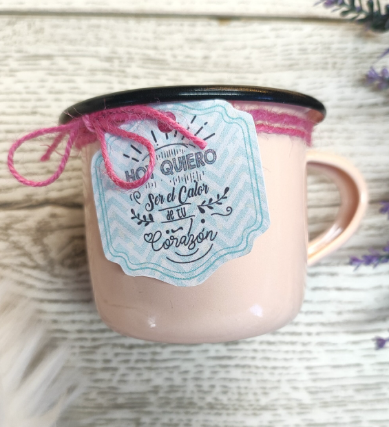 Mug Peltre Rosa