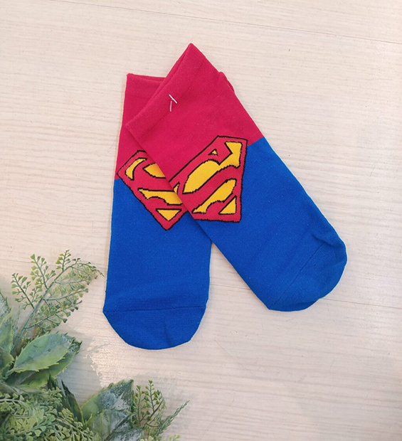 Medias Tobilleras Superman Logo